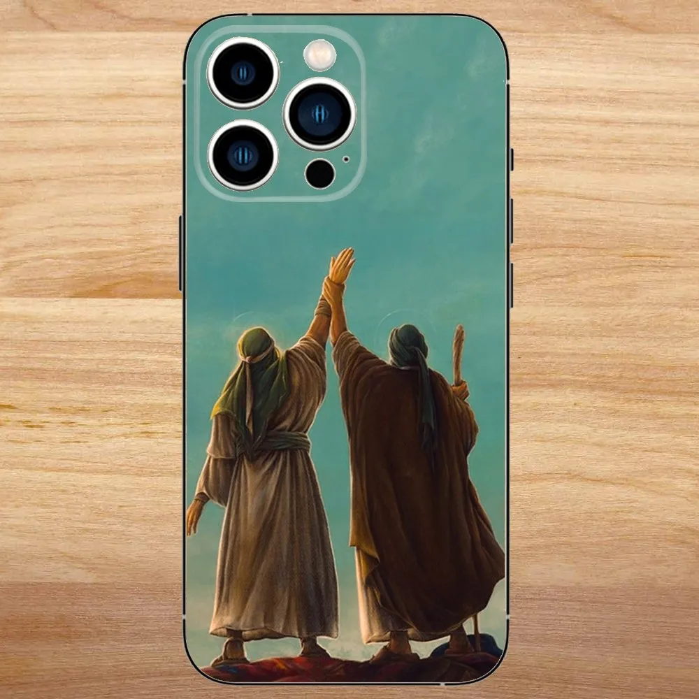 Imam Hussain Shia Ali Phone Case For iPhone15,14,13,12,11,Pro,Max,Plus,Mini,X,XS,XR,8,7,6,S,Plus,SE Soft Black Case