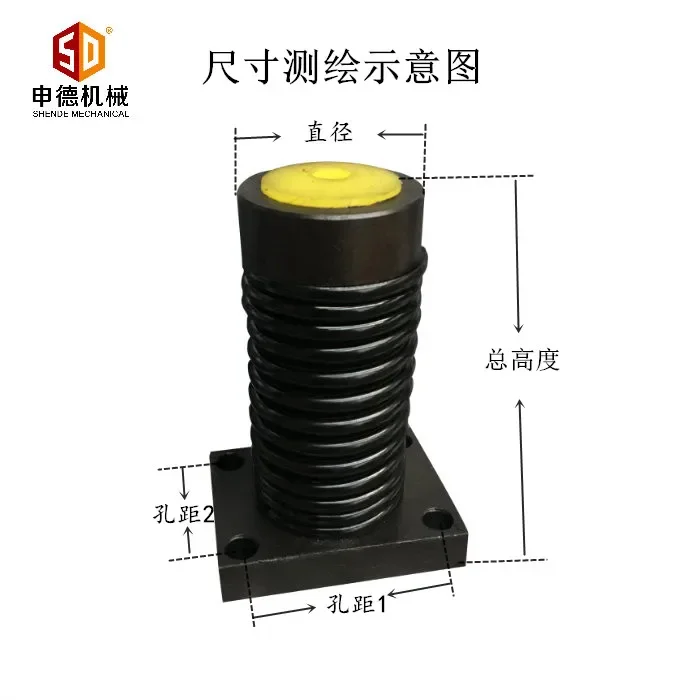 Shearing Machine Parts QC12Y Hydraulic Press Foot Press Cylinder High Alloy Spring Cylinder Factory Pin Press Cylinder