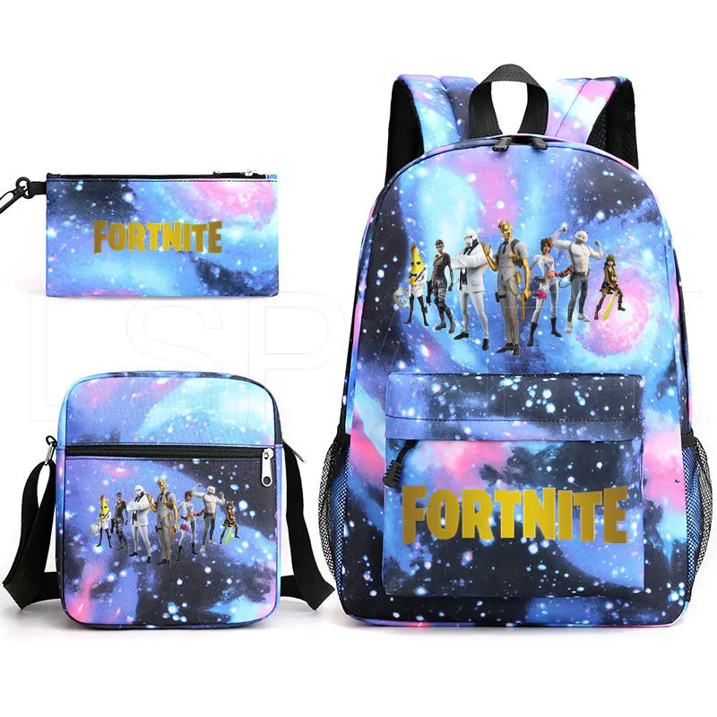 Fashion Backpack Students School Bags Fortnites Girls Boys Children\'s Schoolbag Mochilas Teenage Fortnites Print Bookbag