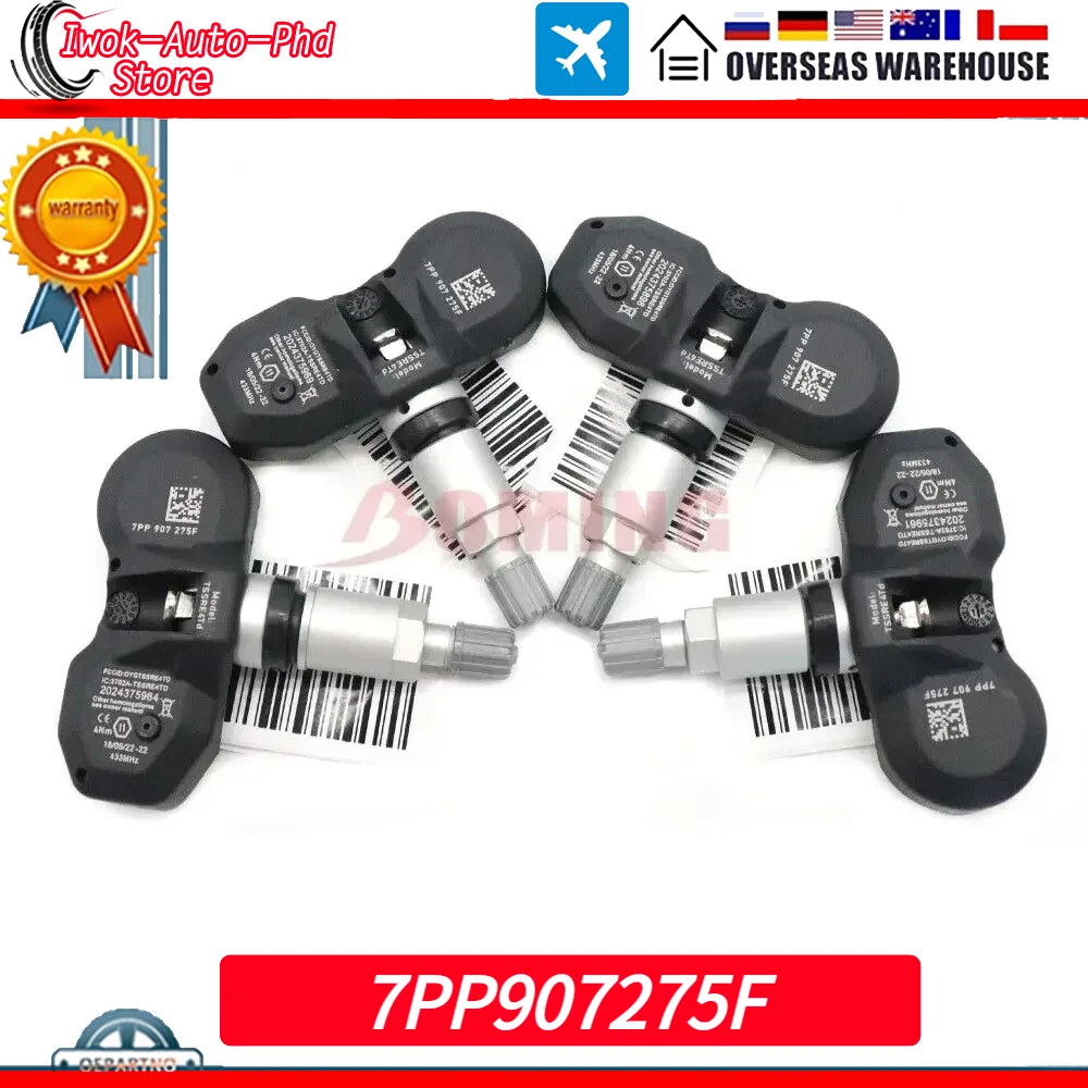 

For PORSCHE 911 997 Boxster Carerra GT Cayenne Cayman Volkswagen Audi 433Mhz 95836166100 New TPMS Tire Pressure Sensor Monitor