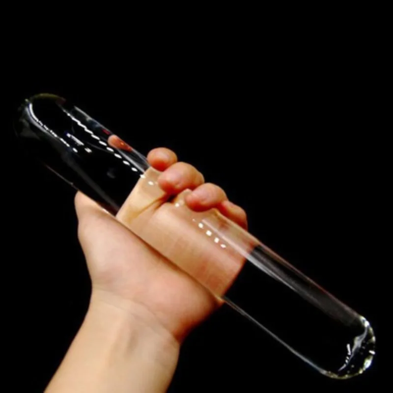 Glass Anal plug Big Butt Plug dilatador Anal stickProstate Massage Vagina Plug Toys for CouplesTapón anal de cristal súper largo