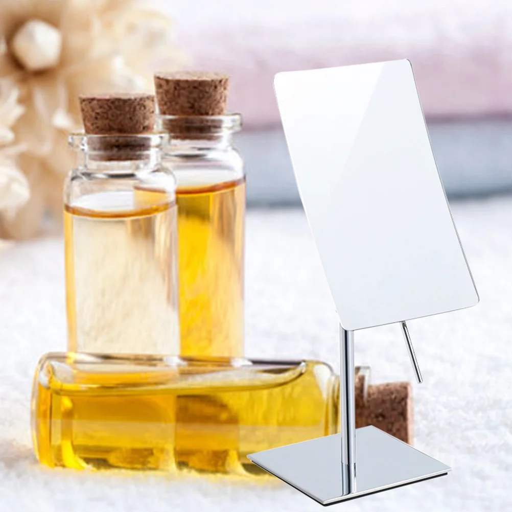 

High Definition 3X Magnified Desktop Makeup Mirror Metal Oval 360 Degree Rotating Makeup Vanity Mirror for Bedroom Bathroom