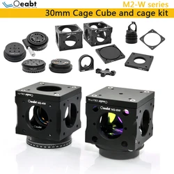 M2-W series 30mm Cage Cube and Accessories Compatible Optic Mount Rotation Platforms Cover Plates Optical Experimental System