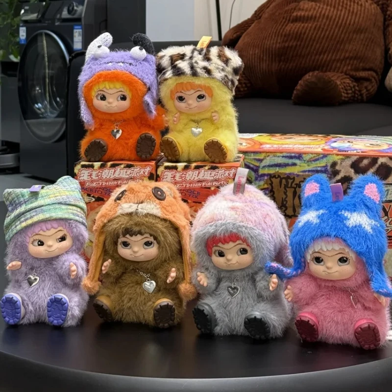 

WAKUKU Mysterious Blind Box Bag Fuzzy Trendy Fun Party Plush Collection Kid Toy Doll Figure Ornament Decor Girls Surprise Gifts