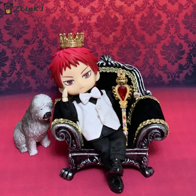 ▶ 1 szt. Modna Metalowa Mini Korona dla Lalek Dziecięca Księżniczka Cesarzowa Ozdoba na Głowę do Domku dla Lalek Prezent Zabawka