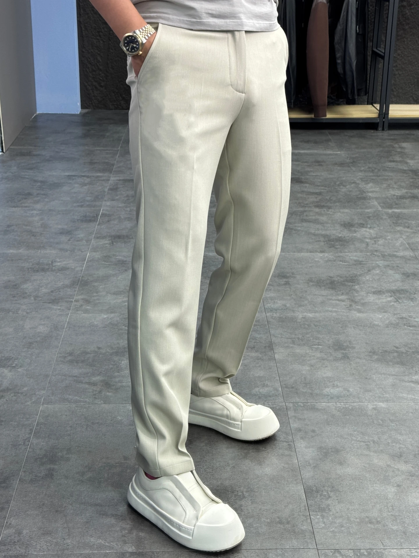 

Мужские брюки Svip Slim Fit из девяти частей, весна-лето, тонкие, однотонные, комфортные, дышащие, с трехмерным кроем, повседневные