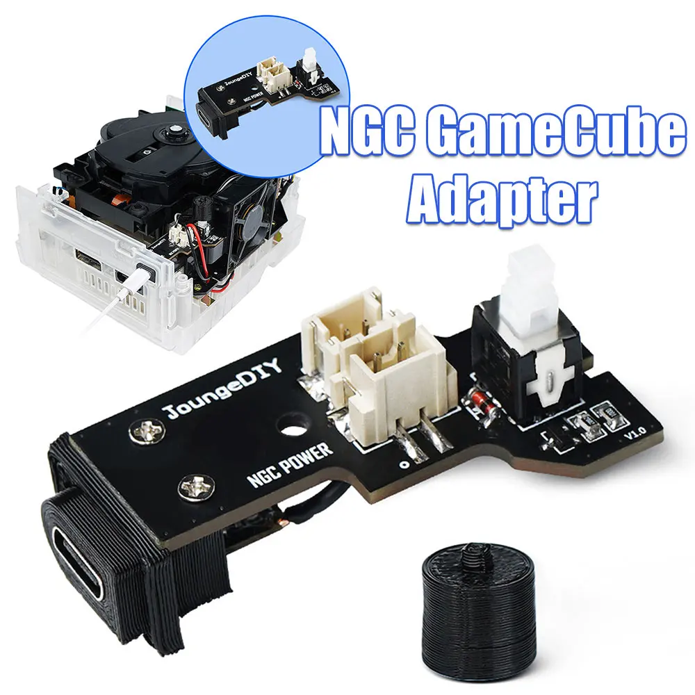 PSU Replacement Module Multi-Purpose Replace DC/Type C PSU Mod Gamecube PSU Power Board for NGC Game Console DOL-001/101