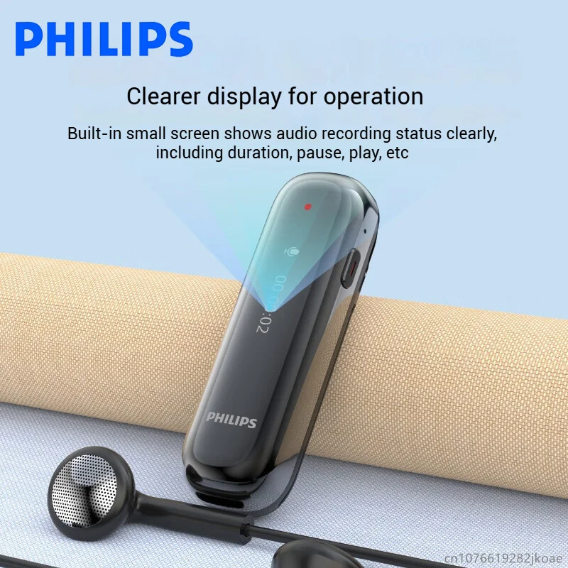 قلم تسجيل ذكي جديد من فيليبس VTR5170 16G HD لتقليل الضوضاء سجل الاجتماعات بنقرة واحدة تسجيل للطلاب الذين يتعلمون الأعمال #5