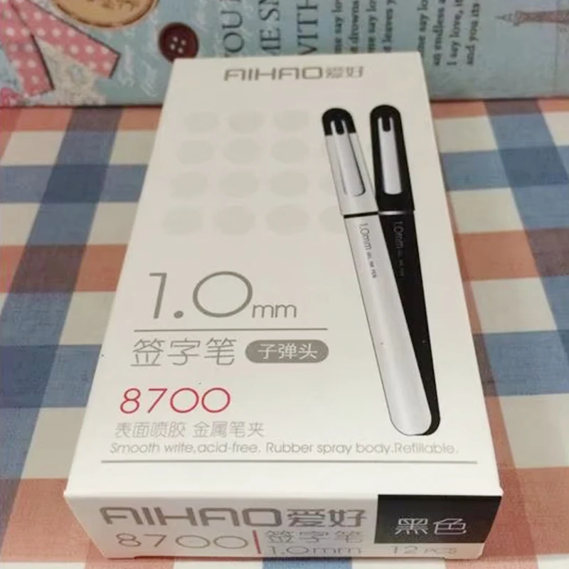 2019 Top Brand New Arrive 1.0 mm Brand Gel Ink Pen, Rubber School&Office Exam Business Necessary 12 Smooth Writing High Quality