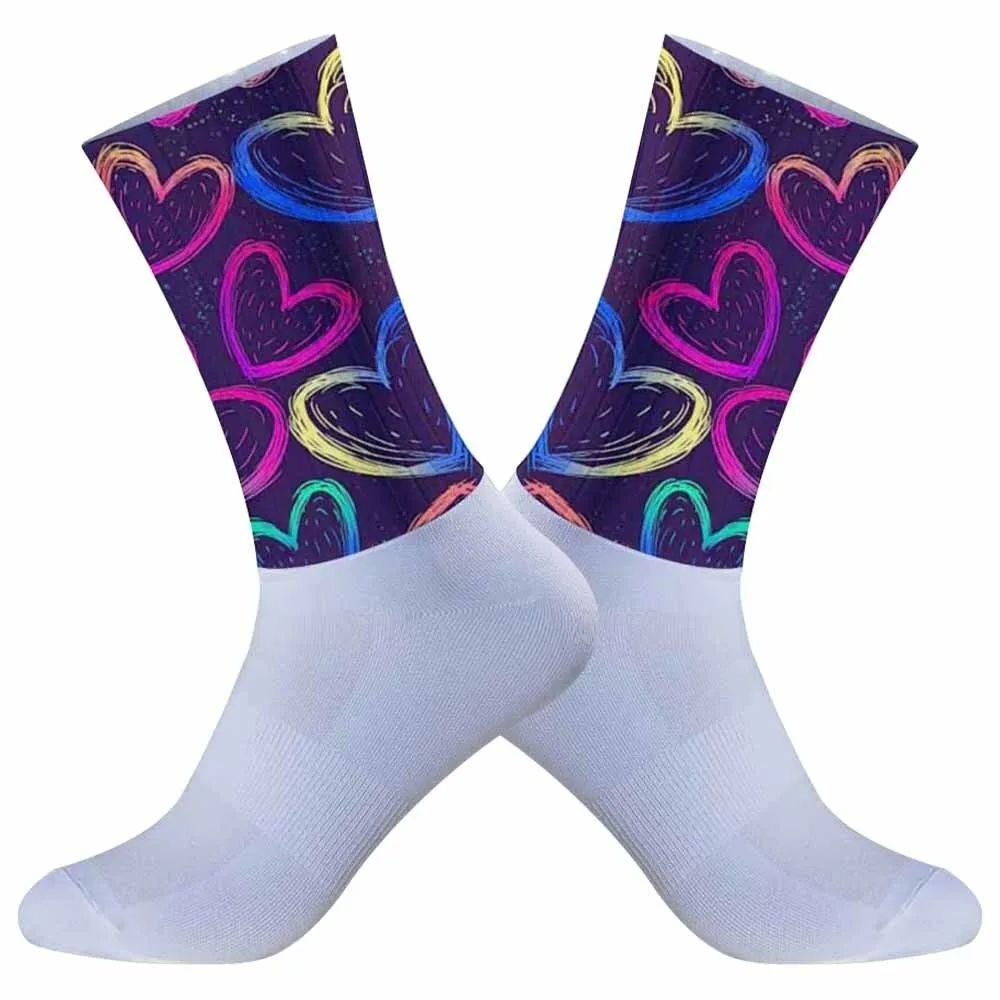 2024 New Protect feet breathable wicking socks Professional Cycling sport socks cycling socks Bicycles christmas Socks