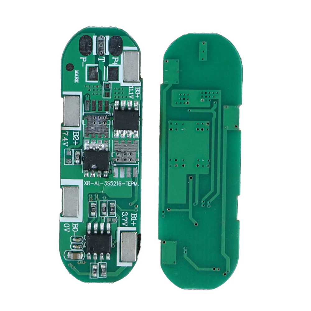 BMS 3S 5A 11.1V 12.6V 18650 Li-ion Lithium Battery Protection Board with the Same Port For Power Bank/Electric