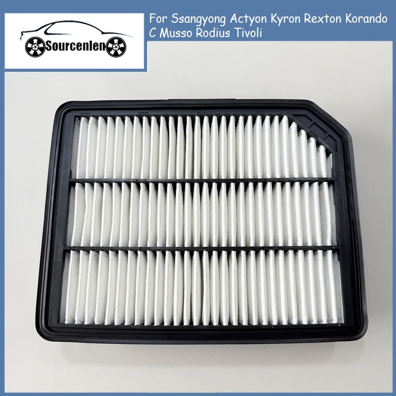 Filtro de Aire para Ssangyong Actyon Kyron Rexton Korando C Musso Rodius Tivoli 2319038100 23190-38100