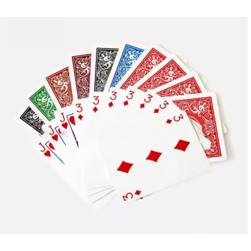 Changes Color Card Magic Tricks Close Up Magia Cards Set Poker Magie Mentalism Illusions Gimmick Props Accessories Magicians