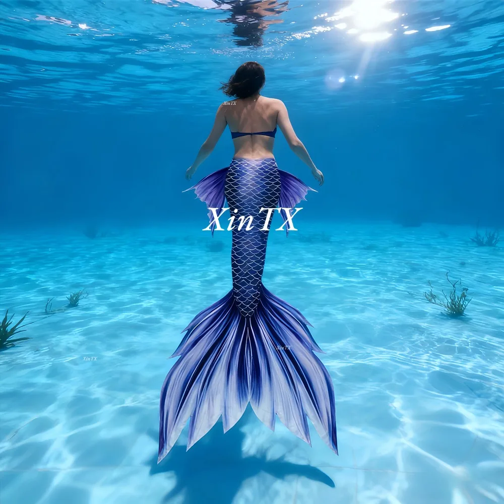 

Women's Swimming Suit Mermaid Tail Fin Large Fish Tail Design Aquatic Costume Tail for Swimming Pools And Beaches