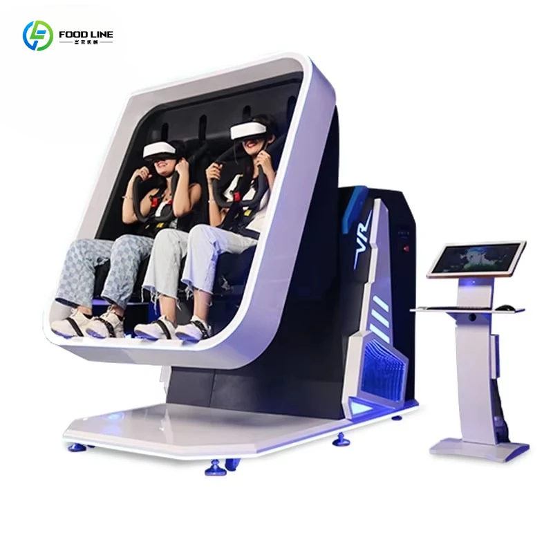 FL 9D Plane VR Simulator, 360° Spinning Children Ride, Interactive Motion Game for Game Zone