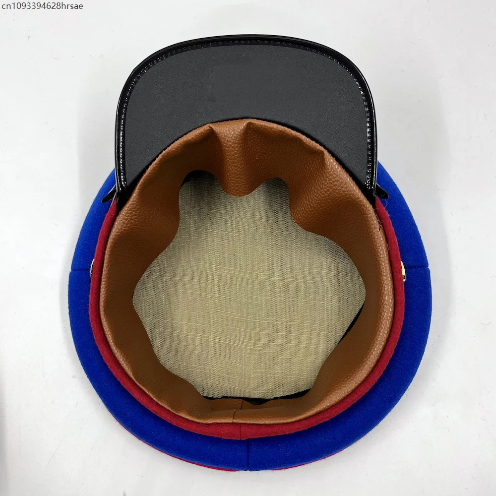 Chapeau de cométage politique soviétique NKVD, chapeau à grandes avant-toit amélioré, uniforme du ministère soviétique des affaires internes, chapeaux militaires