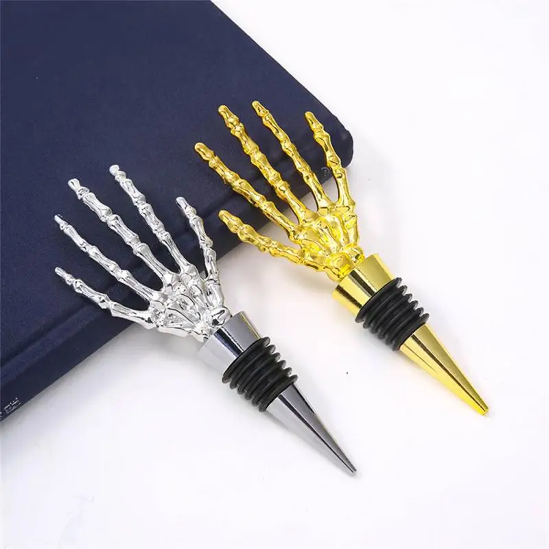 النبيذ مثبت زجاجي أسلوب بسيط فراغ ختم تأخير الأكسدة اليد العظام على شكل إبقاء النبيذ Freash بار اكسسوارات الديكور الإبداعية #3