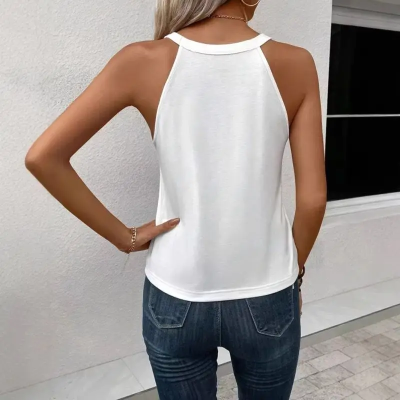 Elegant Neckline Vest Cross-Border Style Women's Fashionable Tube Top Korean Version Commute Style Spring Seasonal Item