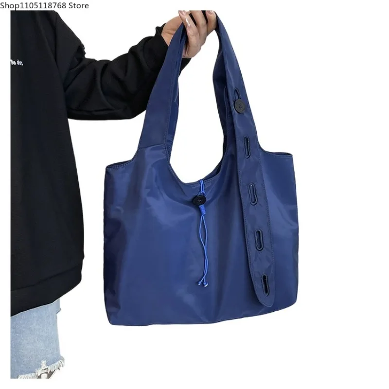 

Tote Bags Women Nylon Simple Office Lady Adjustable StrapHigh-Capacity Shoulder Bag Handbag Shopping Bags