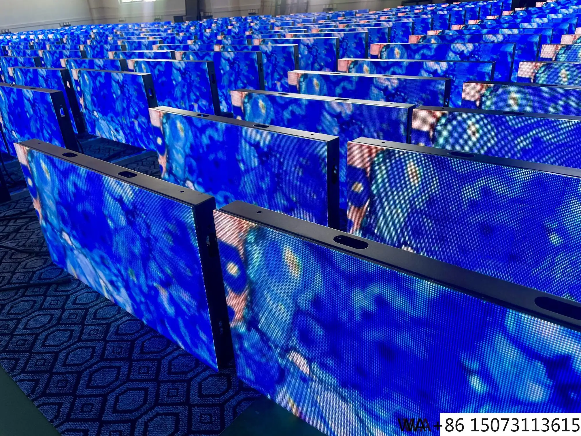 Indoor P3.91 LED Dance Floor - High Brightness Interactive Floor Display