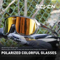 SCVCN Cycling Sunglasses Men MTB Road Driving Bike Glasses Outdoor Sports Women Bicycle Cycling UV400 Protective Glasses New