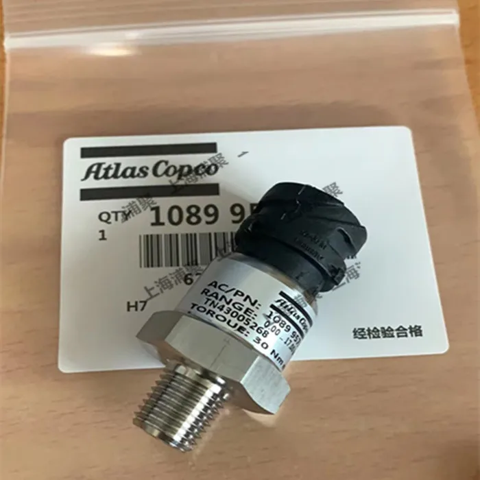 Sensore di pressione 1089957974 Trasmettitore di pressione del compressore d'aria della macchina mobile Atlas 1089957954