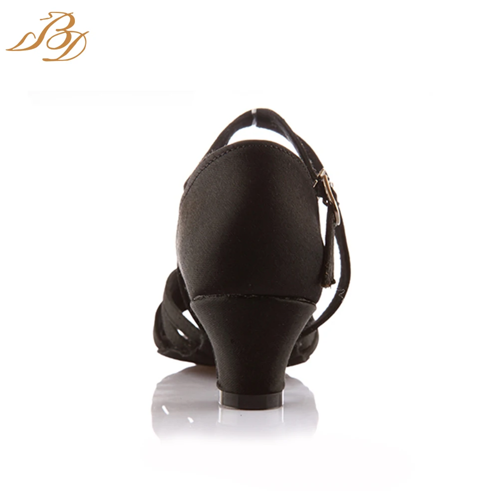 BD National Standard Children's Latin Dance Shoes Beginner Training Professional Soft Bottom Genuine Girls HEEL 4.5 CM HOT