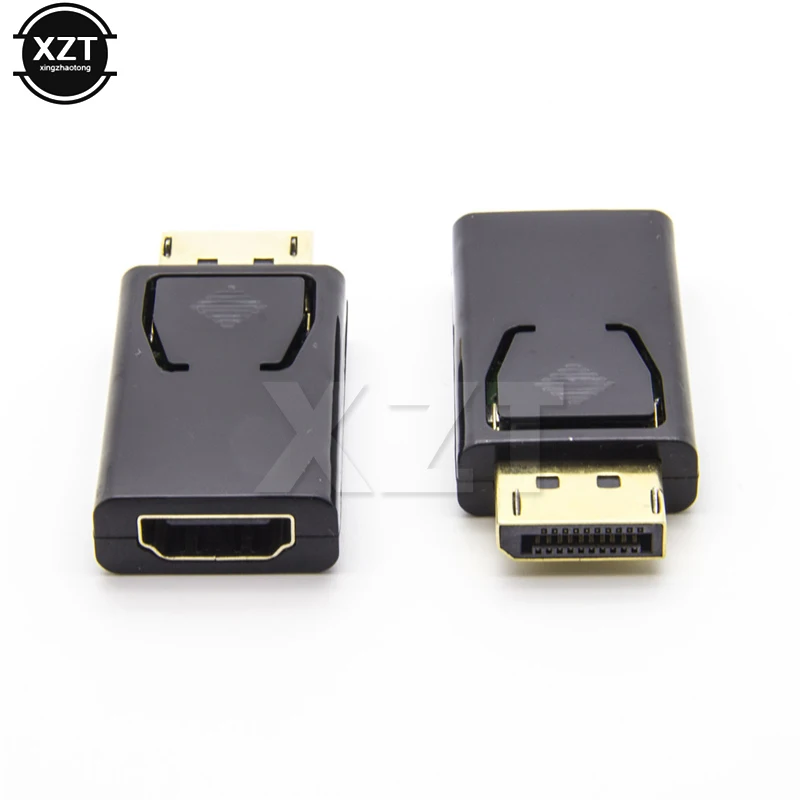 DisplayPort to HDMI-compatible Adapter Converter Display Port Male DP to Female HD TV Cable Adapter Video Audio For PC TV