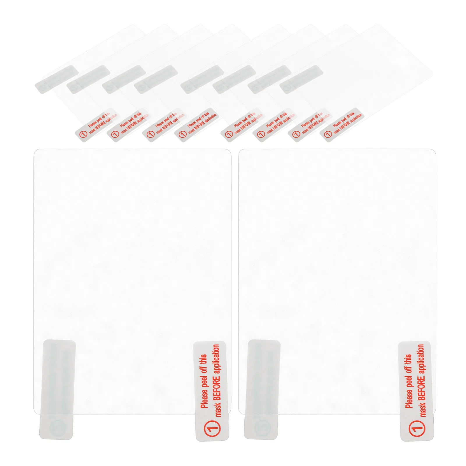 

10Pcs Clear Electrostatic Windshield Sticker for Car Dashcam Etc Crystal Clear Transparency Strong Adhesion No Residue Static