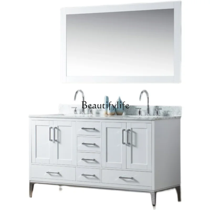 

LJY*Mugu j minimalist light luxury foreign trade high-end export bathroom cabinet sink