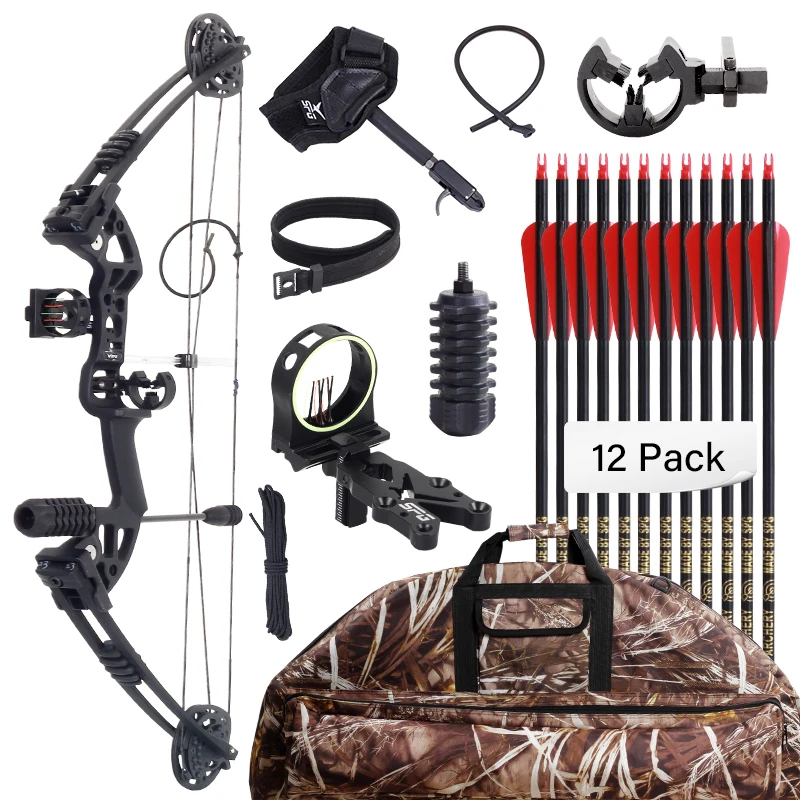 

Compound Bow and Arrow Set Professional Hunting Archery Target Stabilizer Sight Release Archer Triangle Composite Bow Equipment