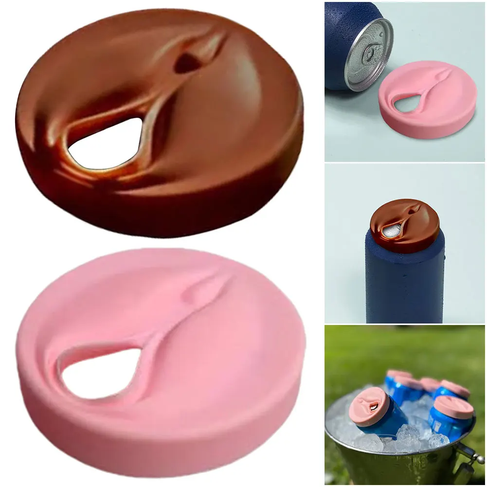 Cubierta de lata de refresco, cubiertas de latas de silicona, cubiertas de latas de cerveza, se adapta a bebidas enlatadas estándar, regalo novedoso de mordaza para hombres y mujeres