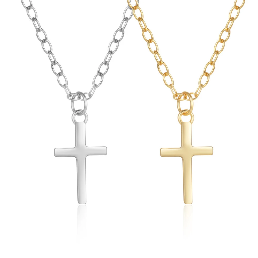 

TKJ стерлингового серебра 925 пробы, кулон с крестом, ожерелье с цепочкой и подвесками, колье, мужское трендовое ожерелье для женщин, ювелирные изделия, свадебный подарок