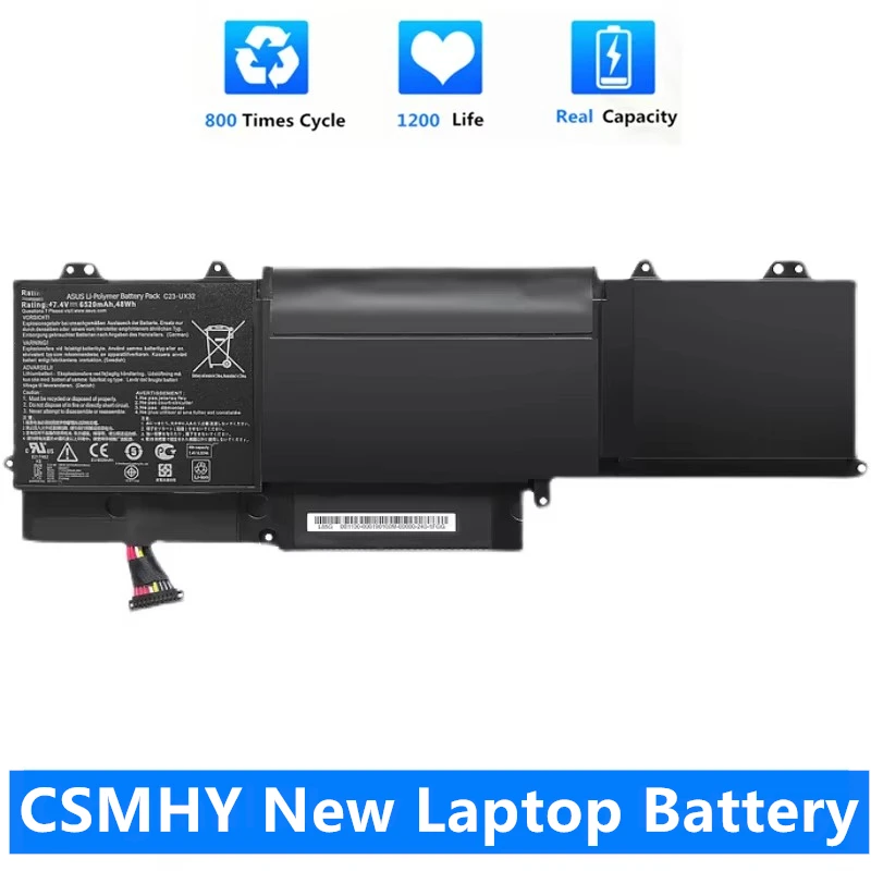 CSMHY  7.4V 48Wh C23-UX32 Laptop Battery For ASUS ZenBook UX32 UX32V UX32A UX32VD VivoBook U38N U38DT U38N-C4004H