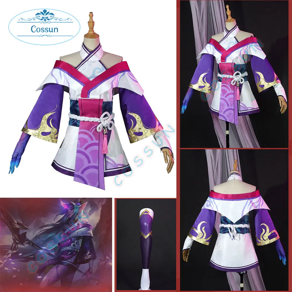 

Game LOL Spirit Blossom Soraka Cosplay Costume Game League of Legends Soraka Dress Suit Soraka Outfits