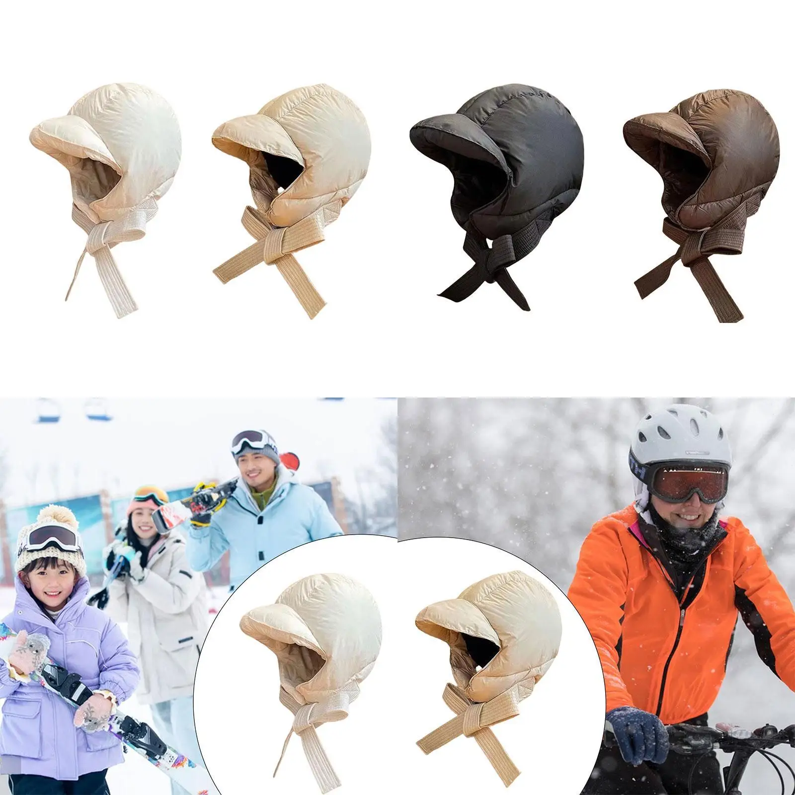 قبعة شتوية سميكة لحماية الأذن مع قبعة بيسبول بغطاء للأذن