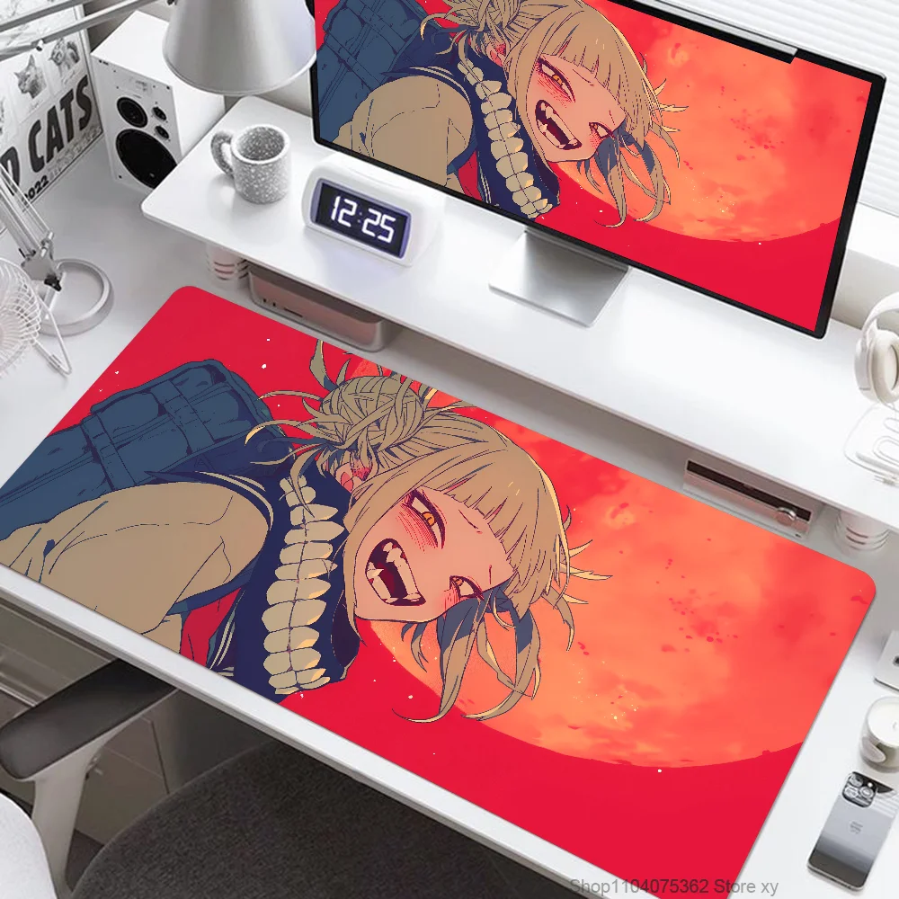 Anime Girl Himiko Toga My Hero Academia Mousepad Large Keyboard Desk Mat Gaming Mouse Pad LockEdge Non-slip Mat