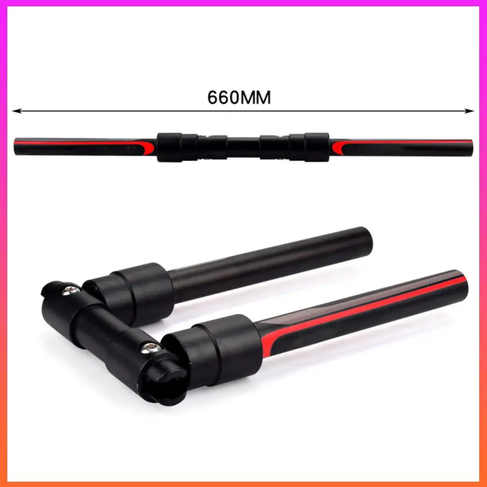 

Aluminum Alloy Folding Bike Electric Bicycle Handlebar MTB Flat Handlebars MTB Mountain Bike Handlebars Save Space for MTB Bike