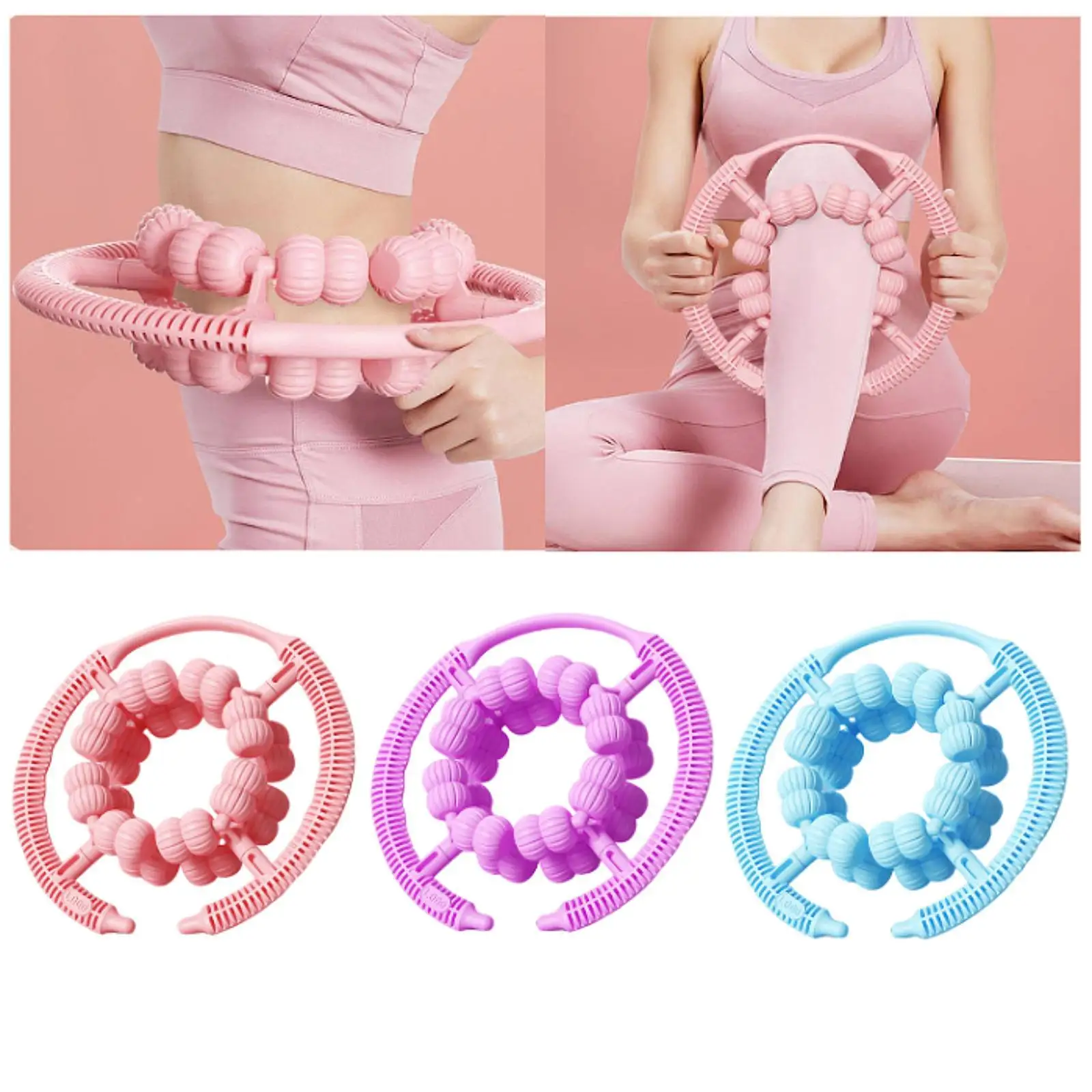 

Massage Roller Lightweight 360 Degree Portable Press Points Muscle Relax