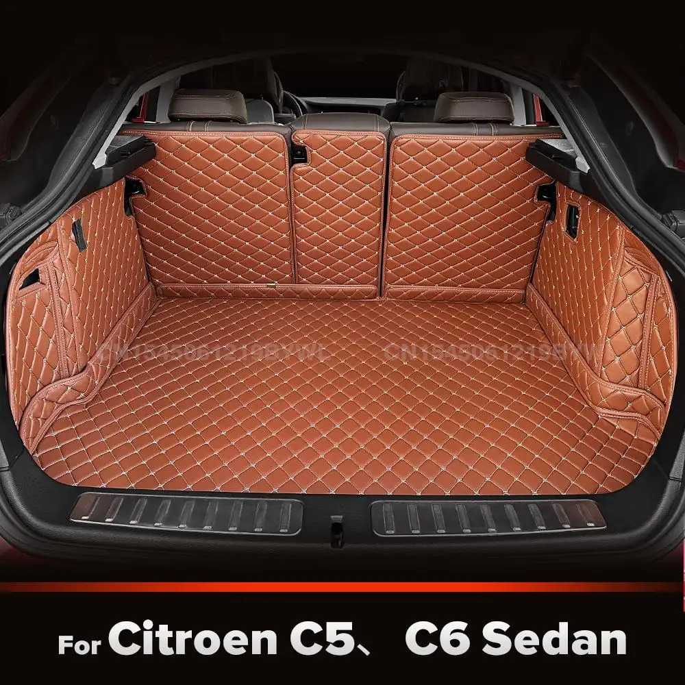 

Для Citroen C5、C6 седан авто полное покрытие коврик для багажника автомобильный антигрязный коврик защитный коврик грузовой подкладки аксессуары для интерьера