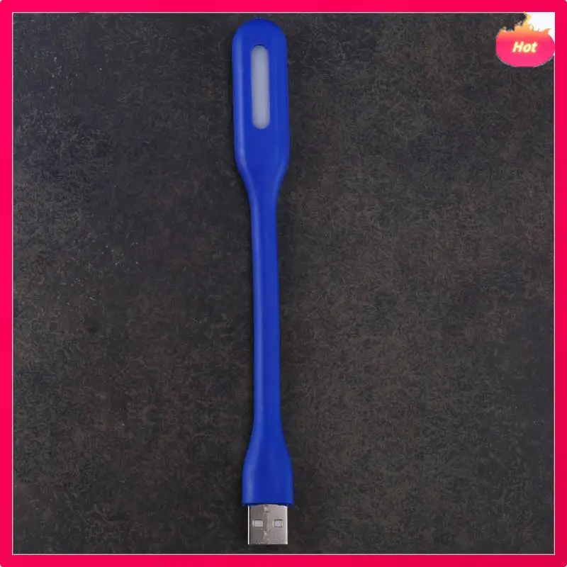 2X Flexible Usb Portable Mini Led Lamp 5V 1.2W For Table Light Random Color