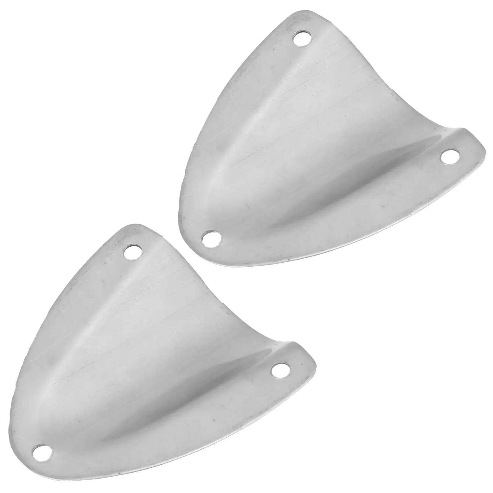 Muschelschalen-Entlüftungsdraht, Durchgangsabdeckung, polierter Edelstahl für Marineboote, Zubehör, 2 Stück