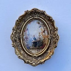 European Style Resin Frame Creative Wedding Photos Resin Frame Table Living Room Soft Decoration Ornaments with Easel Stand