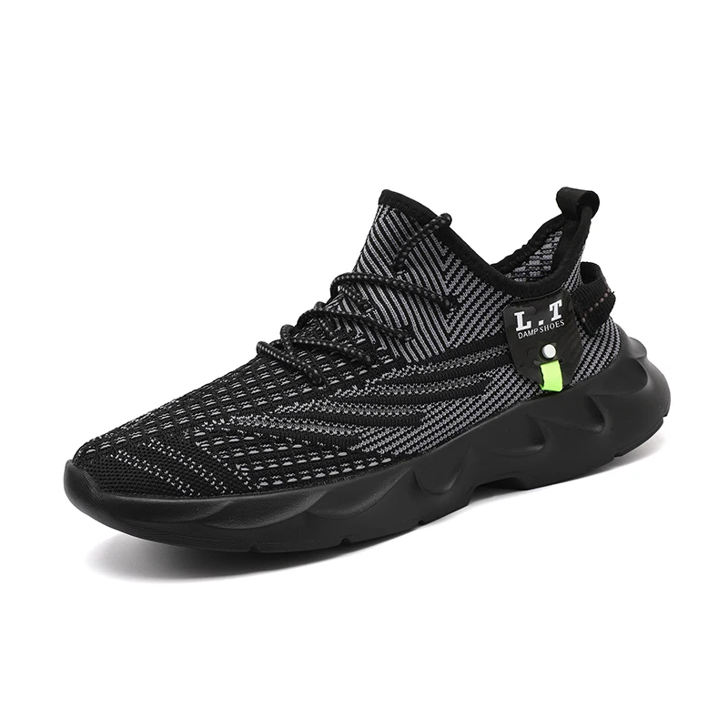 Mesh Breathable Outdoor Running Shoes for Male Anti-slip Walking Falts Shoe Athletic Jogging Tennis Zapatos Hombre Plus Size 41