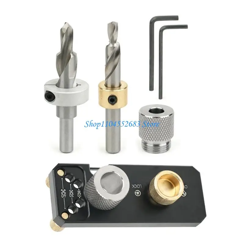 

Y6GD Aluminum Profile Drilling Aid Drill Guide Set for DIY Enthusiasts and Engineers