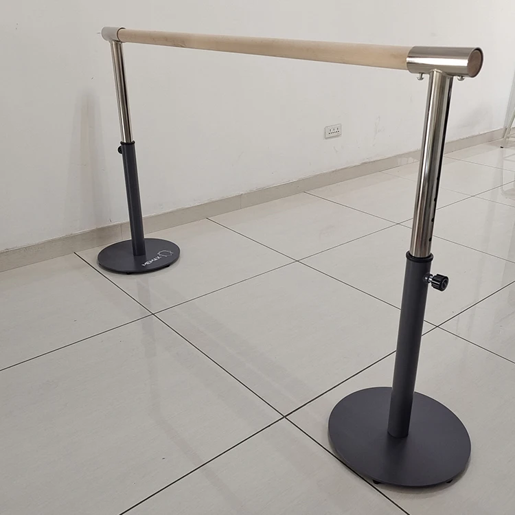 شريط باليه توازن منزلي قابل للتعديل، شريط رقص محمول للتدريب على الجمباز من الفولاذ للأطفال والكبار