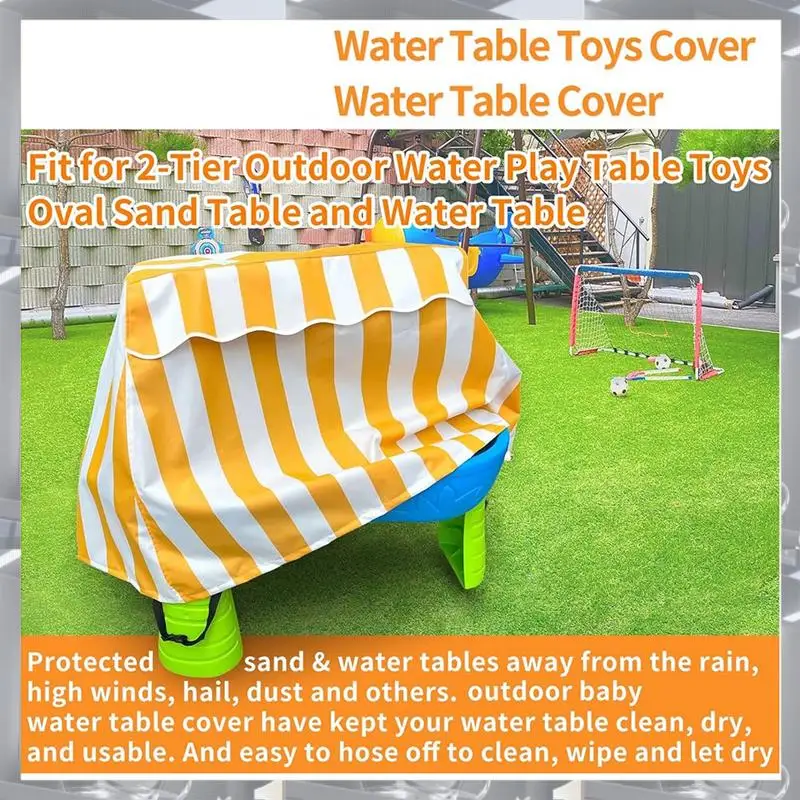 A84F-Kids Water Table Cover For Step 2 Water Table, Outdoor Table Cover For Step 2 Rain Showers Splash Pond Water Table