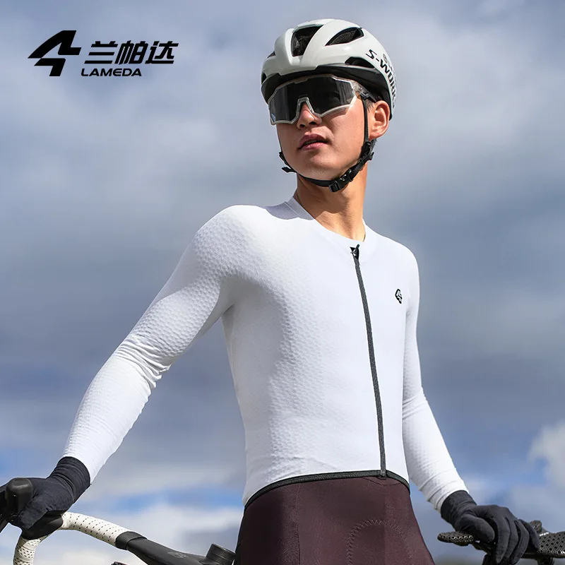 

Мужская термокофта Lameda для велоспорта, ветрозащитная, износостойкая, дышащая, с длинным рукавом, для осени и зимы, для MTB