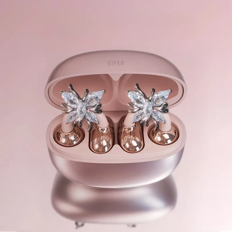 

OWS Bluetooth Earphones with Butterfly Earrings Open Wireless High Sound Quality Wearing Comfortable Long Battery Life Headsets