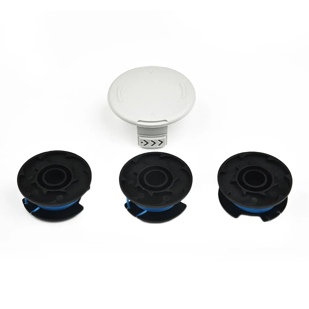 Spools Bobbin Cover For AC14RL3A .065 Line And Spool 18/24/40V Trimmer 3 Pack & Cap Garden Power Tools Lawn Mower Parts